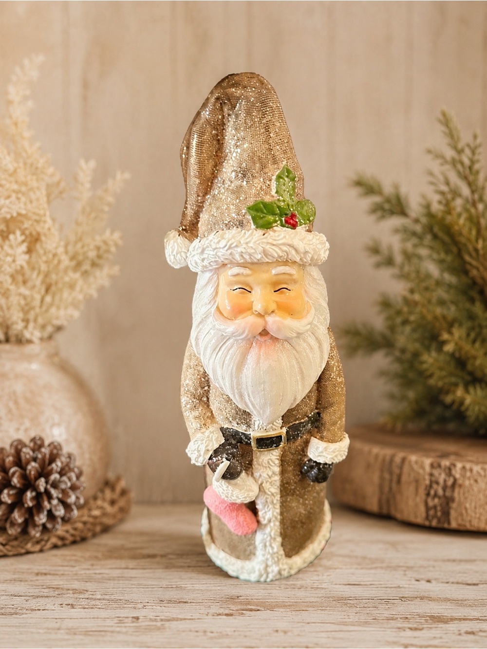 Santa Claus Holiday Figurine Christmas Home Decor